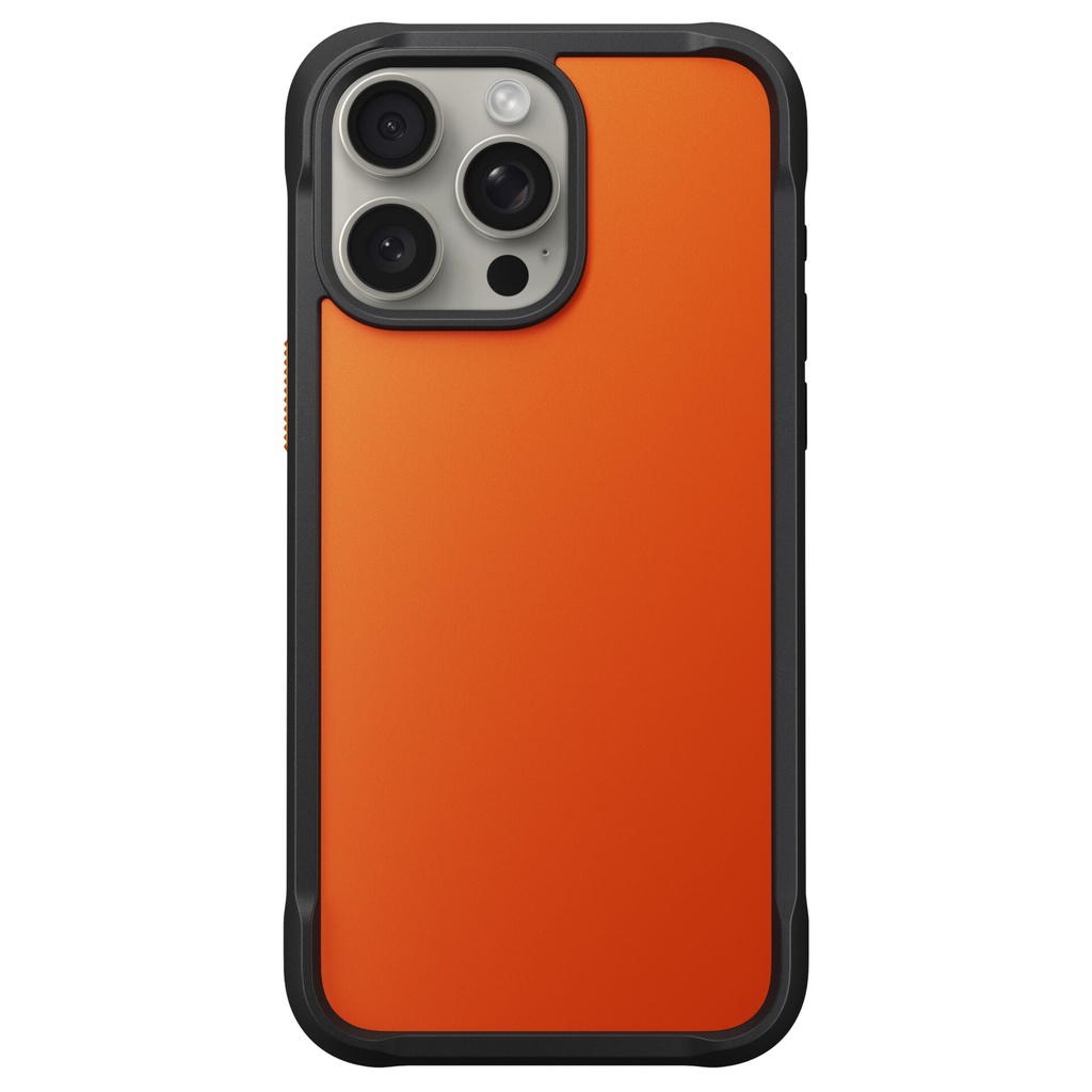 Nomad Rugged Case iPhone 15 Pro Max Ultra Orange