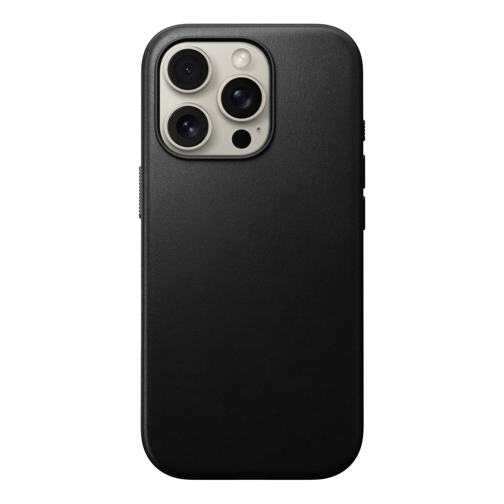 Nomad Modern Leather Case iPhone 16 Pro Black