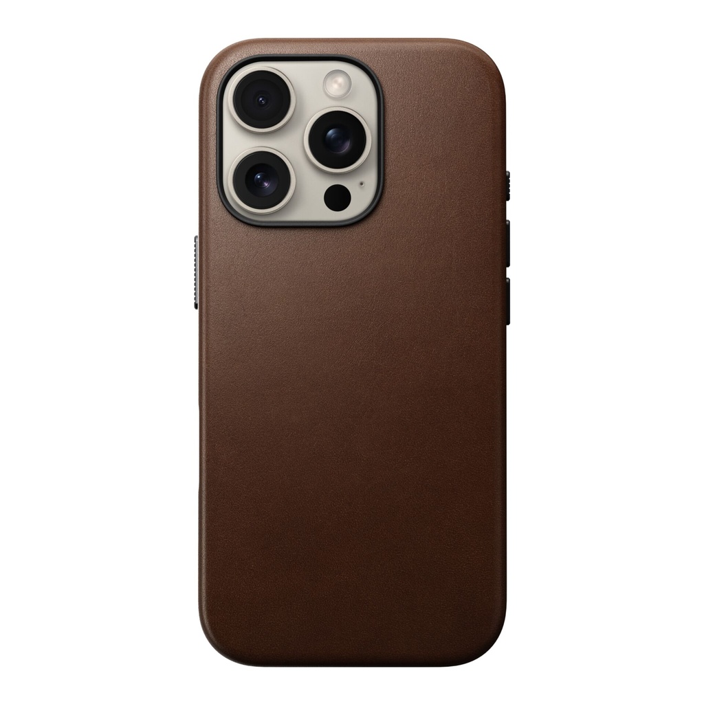 Nomad Traditional Leather Case iPhone 16 Pro Brown