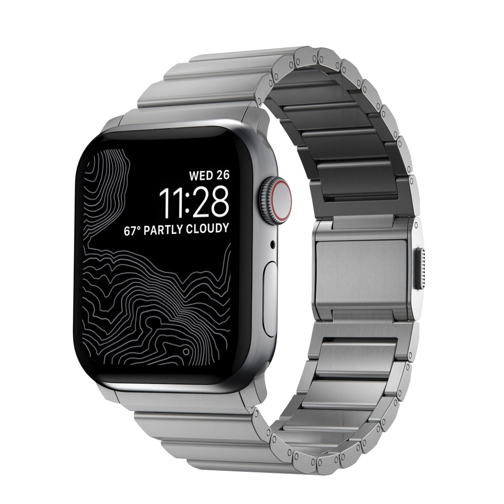 Nomad Strap Titanium Silver V2 42/44/45/49mm