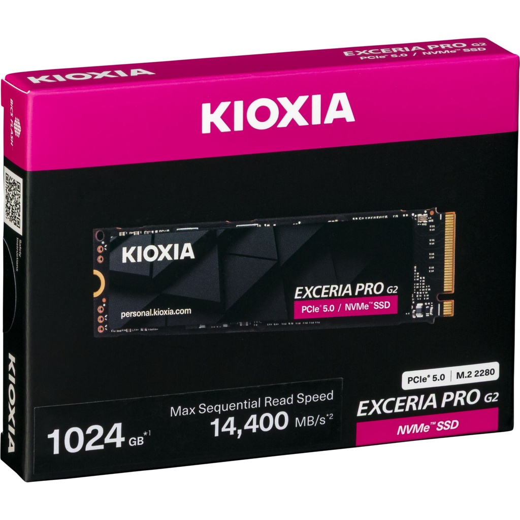 KIOXIA EXCERIA PRO G2        1TB M.2 2280 PCIe 5.0   LVE10Z1T02G8