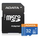 ADATA CARD MICROSDHC        32GB UHS-I CL10 100/20 MB/s W/1 Adap.
