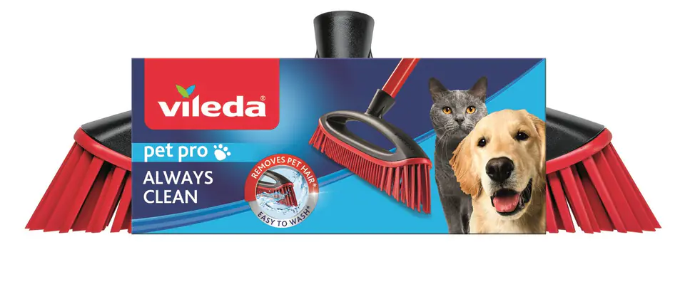 Vileda Pet Pro ALWAYS CLEAN Broom Head