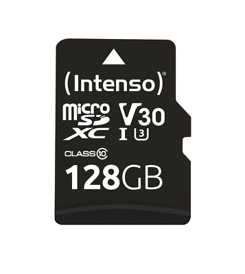 Intenso microSDXC          128GB C10 UHS-I Professional + Adapter