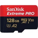 SanDisk microSDXC          128GB Extreme Pro A2 C10 V30 UHS-I U3