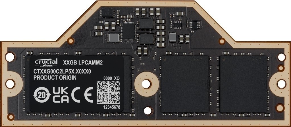 Crucial LPCAMM2 LPDDR5X     32GB Memory
