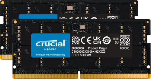 Crucial DDR5-5600 Kit       96GB 2x48GB SODIMM CL46 (16Gbit)