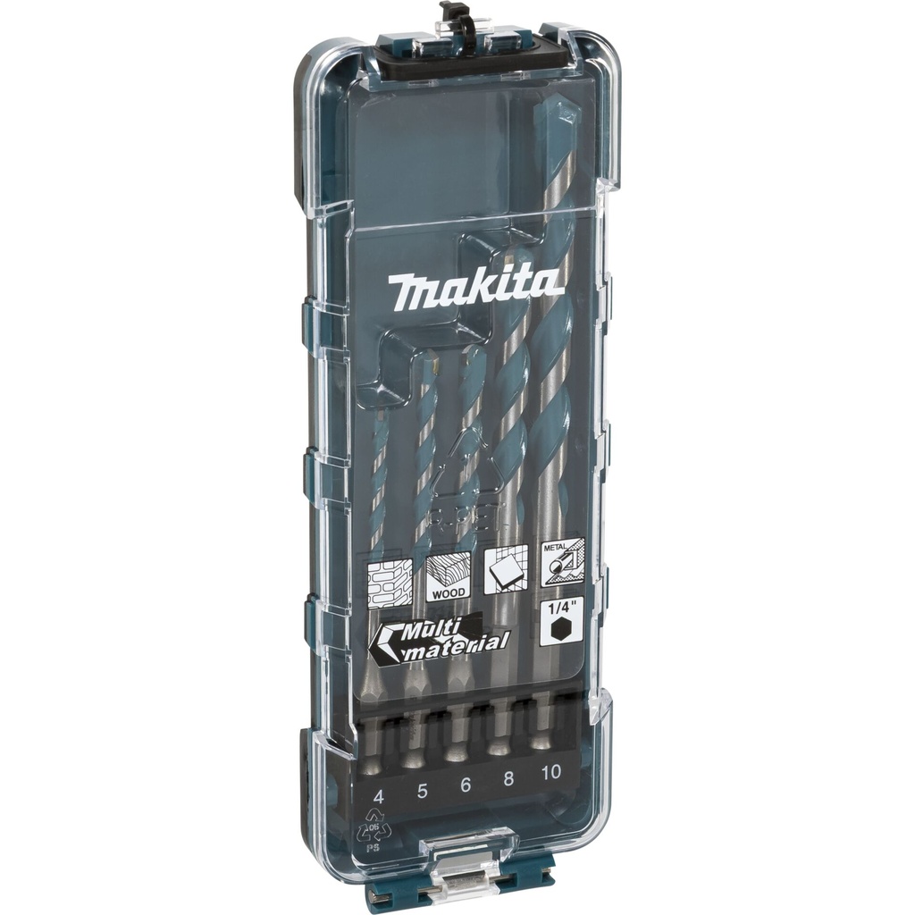 Makita TCT Multibohrer Set 1/4 5tlg