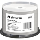 1x50 Verbatim DVD-R 4,7GB 16x white wide thermal  print. NO-ID