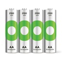 1x4 GP ReCyko+ NiMH Rech.Battery AA 2100mAH, ready to use