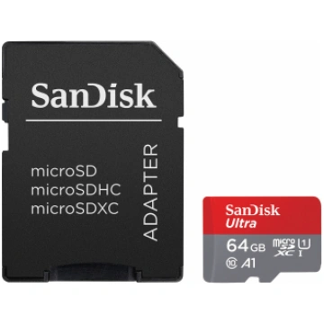 SanDisk Ultra microSDHC     64GB 140MB/s.Adapt.SDSQUAB-064G-GN6IA