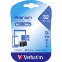 Verbatim microSDHC          32GB Class 10 UHS-I