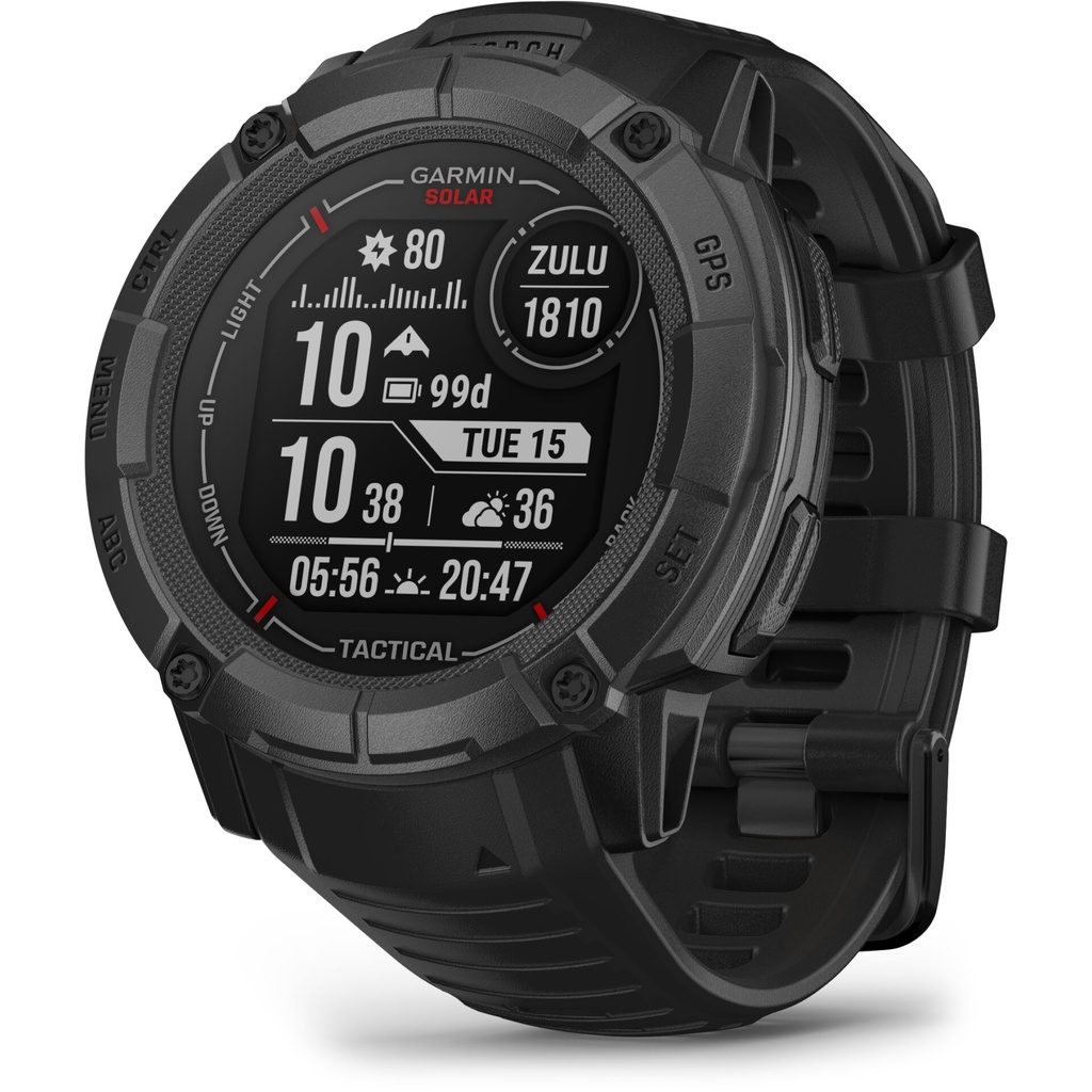 Garmin Instinct 2X Solar Tactical Edition black