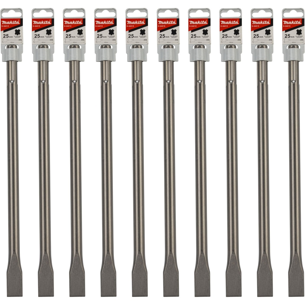 Makita Flachmeissel 10er Pack SDS-MAX 25x400mm