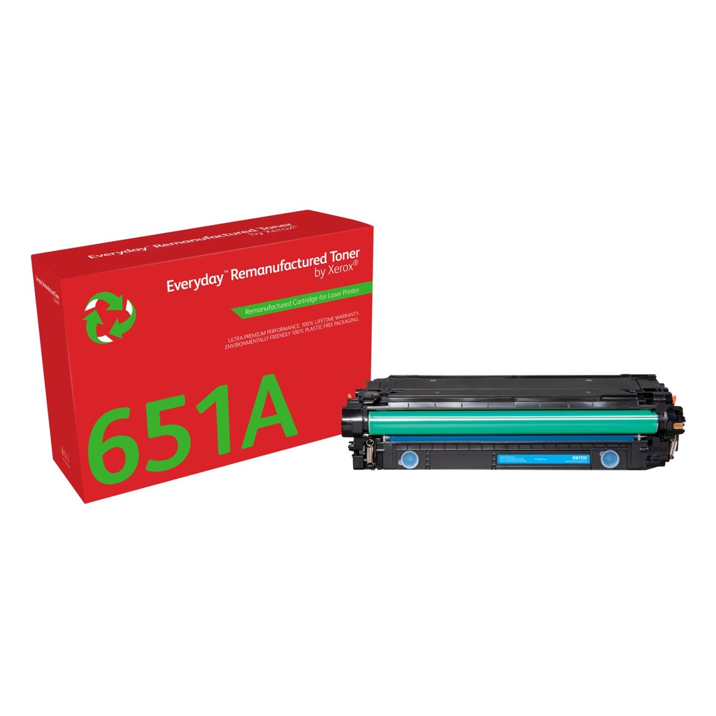 Xerox Everyday Cyan Toner Rem. for HP CE341A/CE271A/CE741A