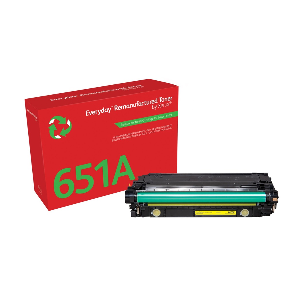 Xerox Everyday Yellow Toner Rem. for HP CE342A/CE272A/CE742A
