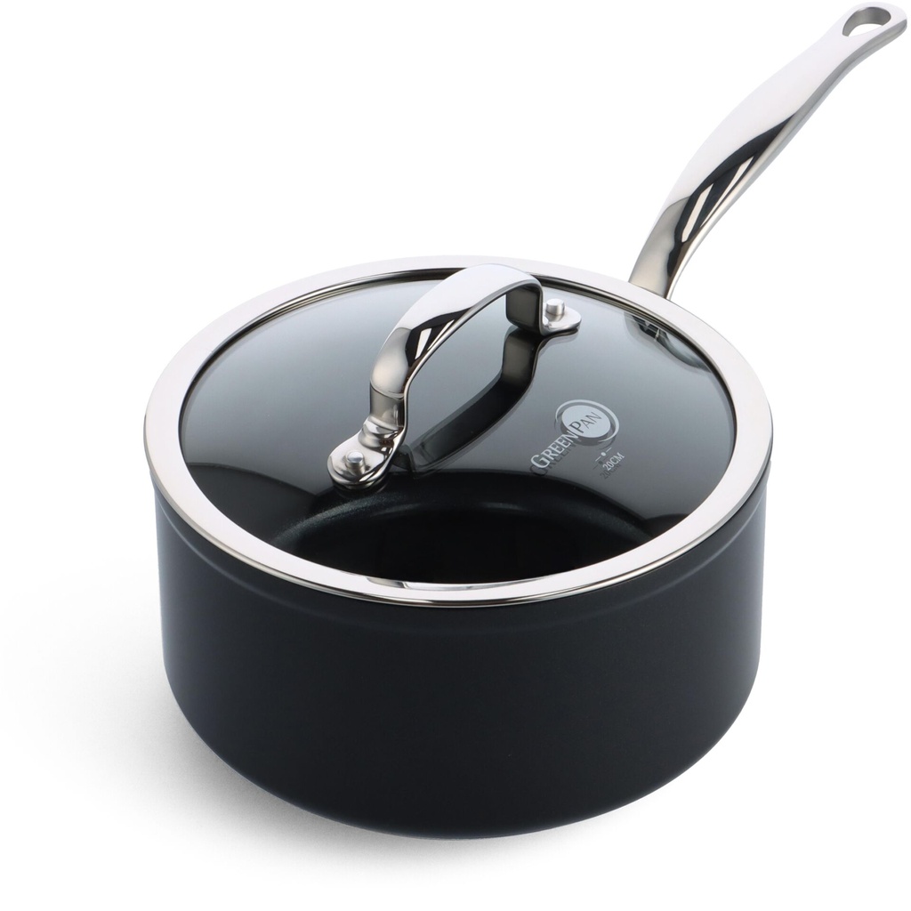 GreenPan Barcelona Pro Saucepan 20cm Black