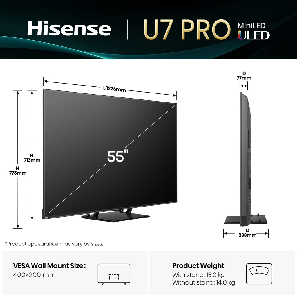 Hisense 55U7Q PRO