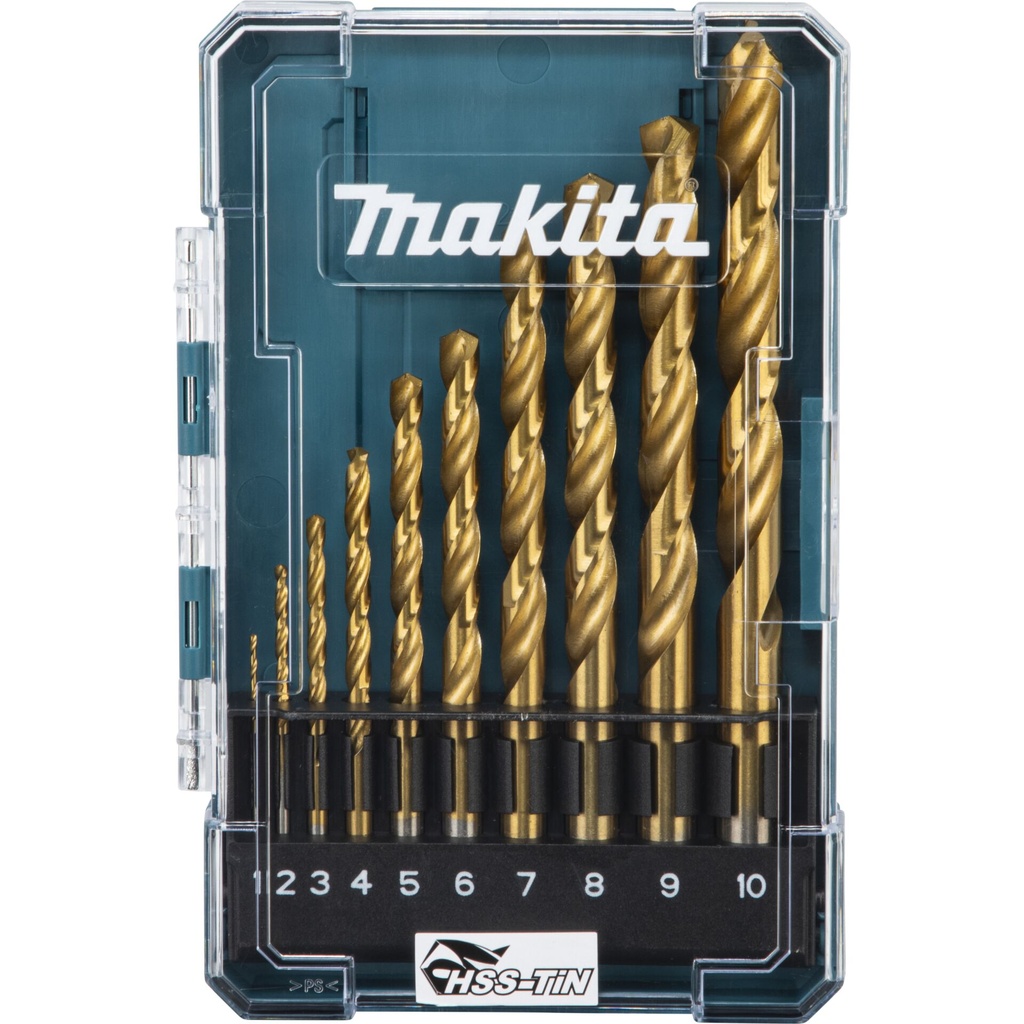 Makita Bohrer-Set HSS 10tlg
