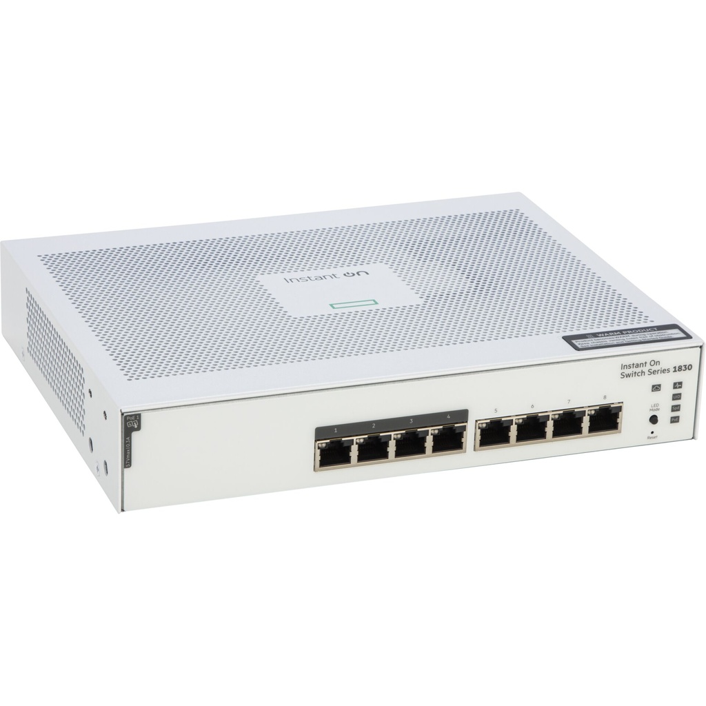 HPE Networking Instant On 1830 Switch 8p Git CL4 PoE 65W