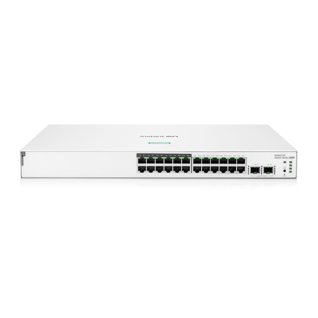 HPE Networking Instant On 1830 24p Gbit CL4 PoE 2p SFP
