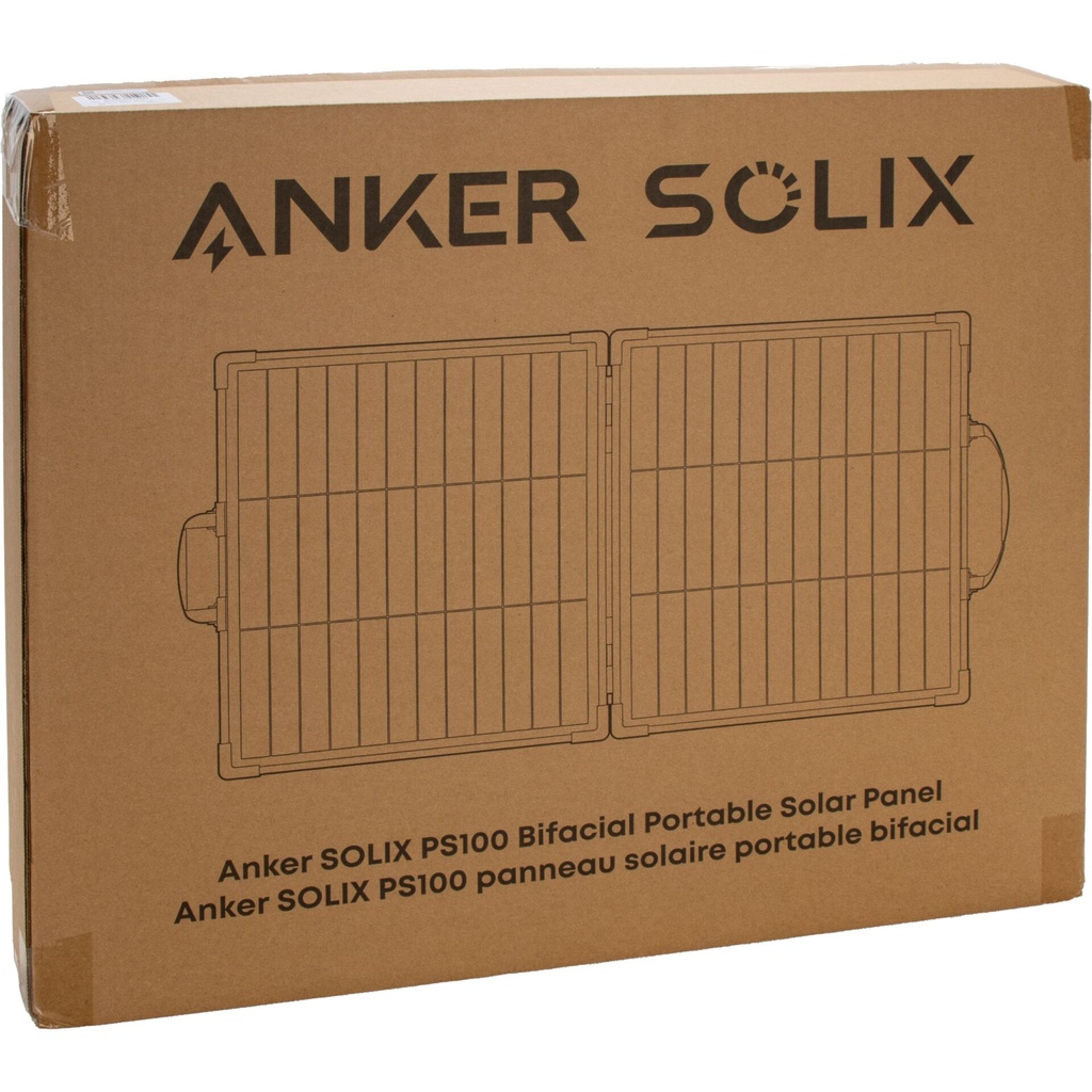 Anker SOLIX PS100 Gen 2 bifaziales Solar Panel 100W