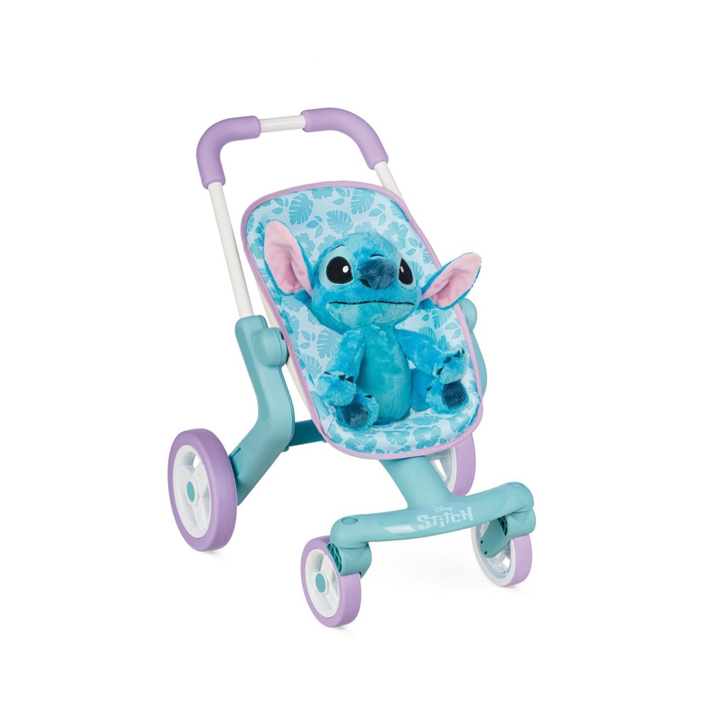 Smoby Stitch Pushchair + Plush 25 cm