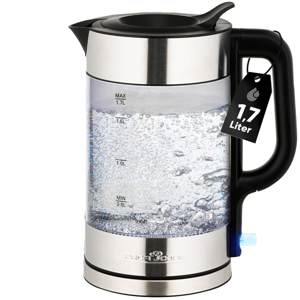 Proficook PC-WKS 1322 G inox LED  1,7L