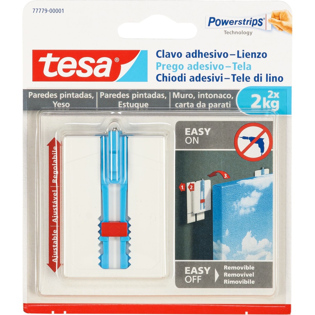 Tesa Klebenagel 2kg 77779 Leinwand für Tapete & Putz