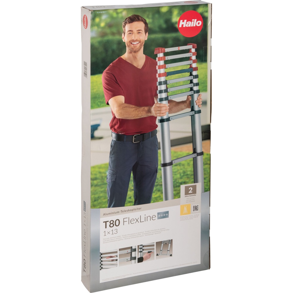 Hailo T80 FlexLine 13 Rung Ladder