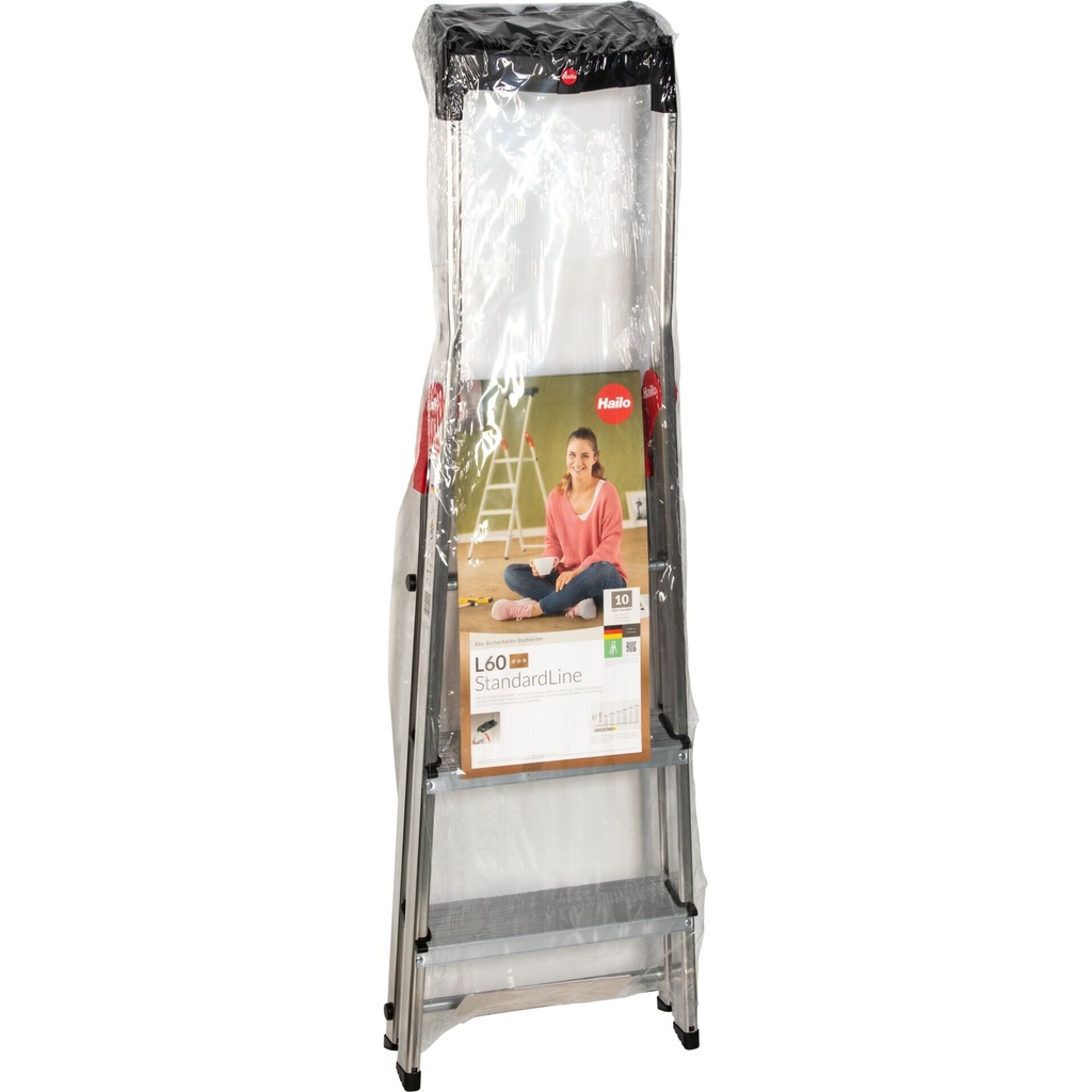 Hailo L60 StandardLine 3 Step Stepladder