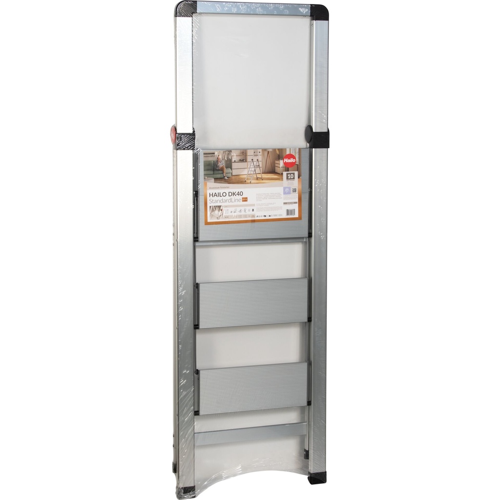 Hailo DK40 BasicLine Design 3-Step Ladder
