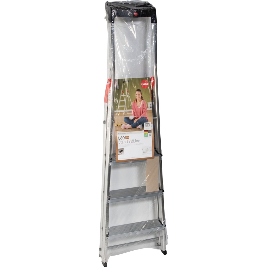 Hailo L60 StandardLine 4 Step Stepladder