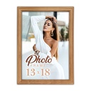 ZEP Roan Natural           13x18 Wood Frame WA557N