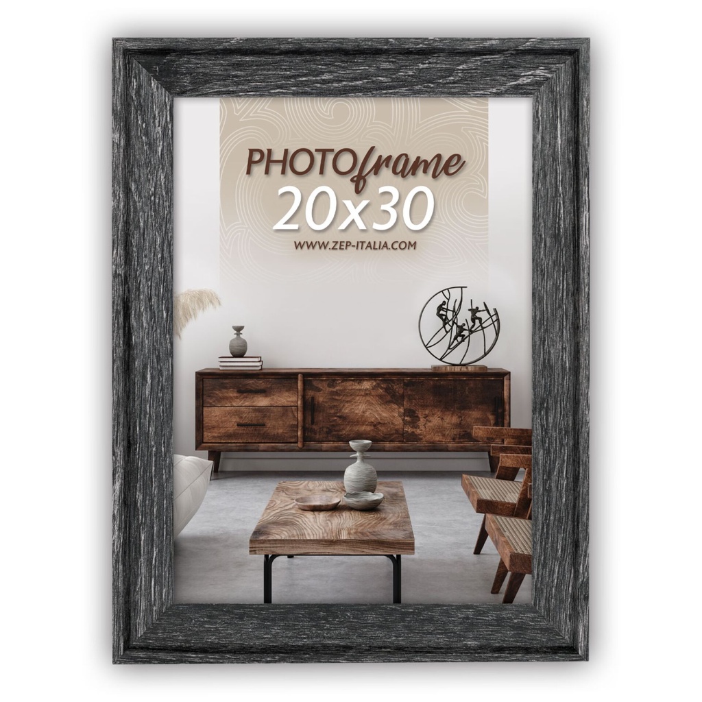 ZEP Torino Black           15x20 Wood Frame RT268L
