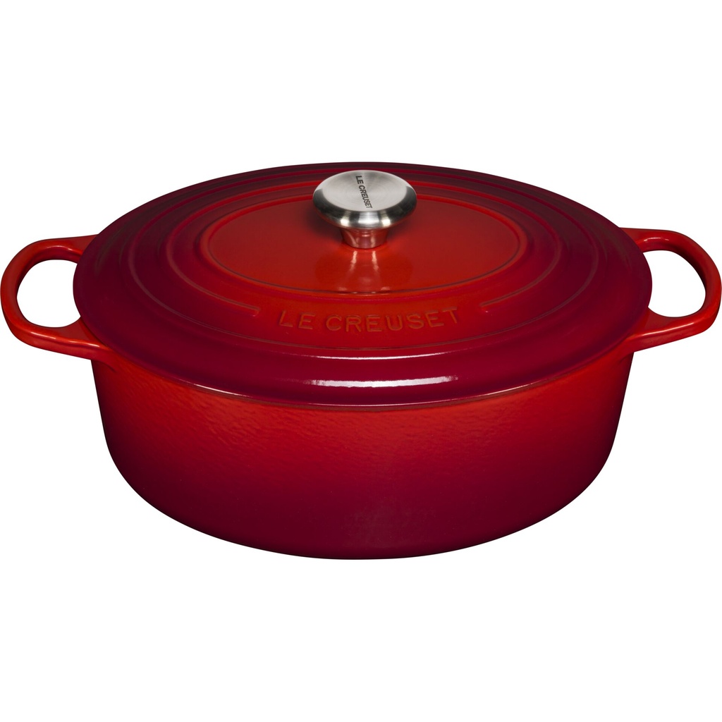 Le Creuset Signature Casserole oval 31 cm cerise