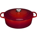 Le Creuset Signature Casserole oval 31 cm cerise