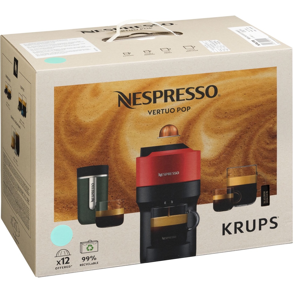 Nespresso XN 9204 Vertuo pop Aqua Mint               by Krups
