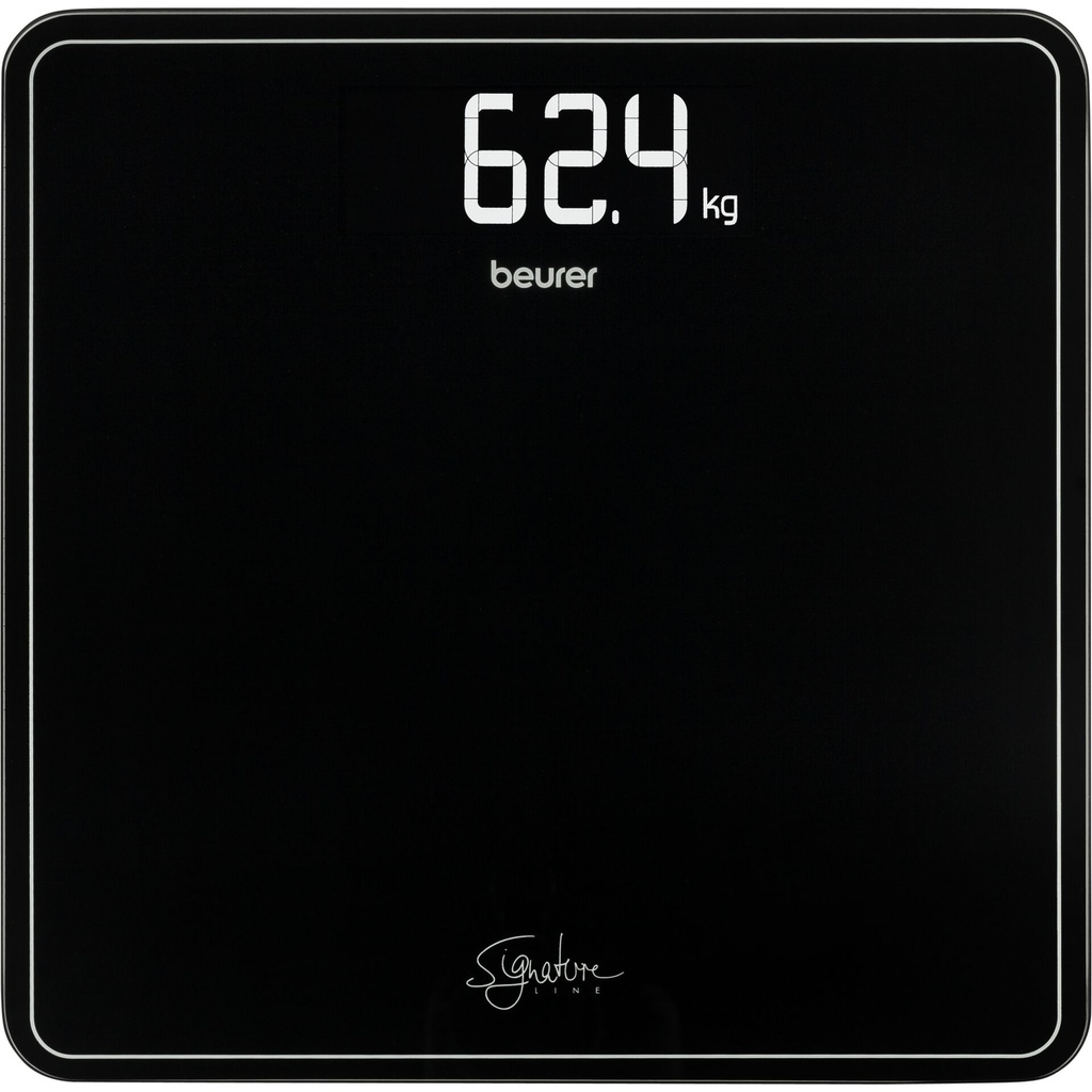 Beurer GS 400 black Glass Scales Signature XXL 200kg