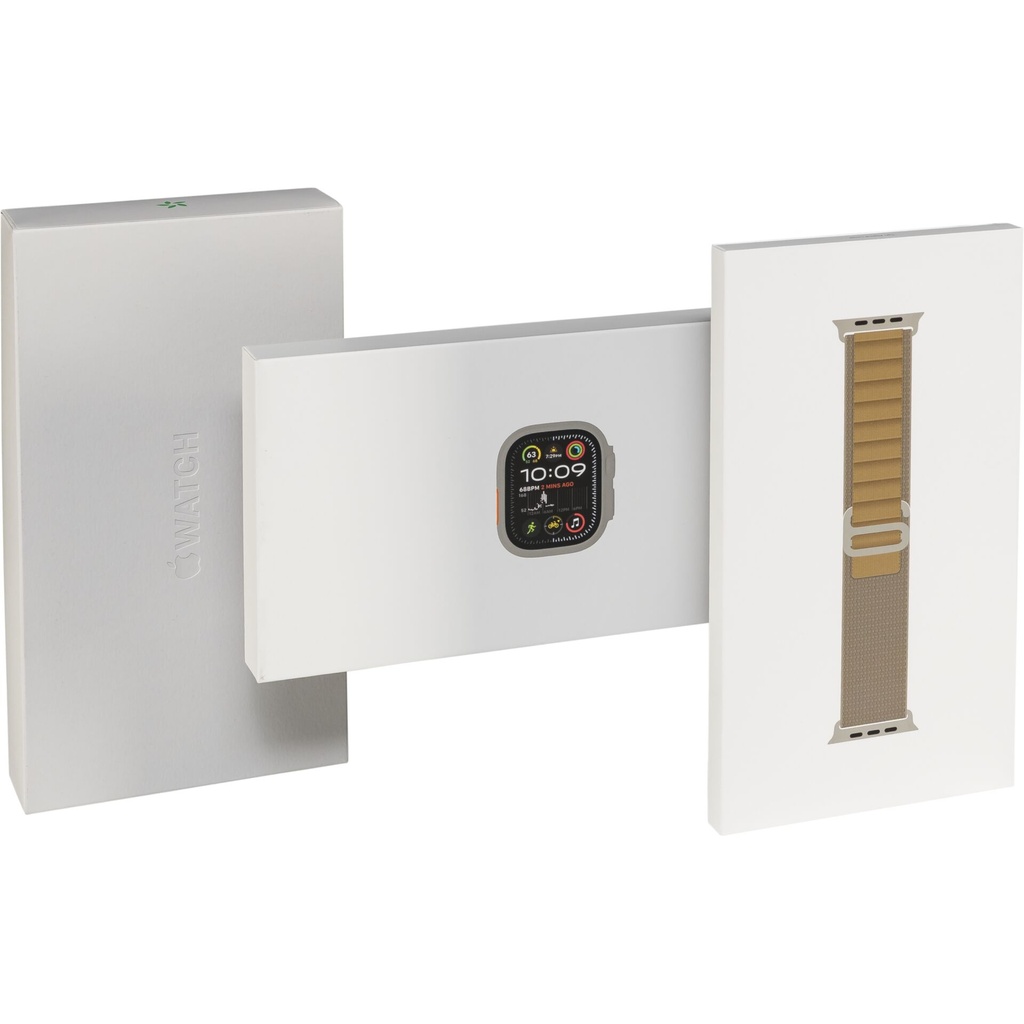 Apple Watch Ultra 2 49mm GPS+4G Titan Alpine Loop M Natural/Tan