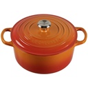 Le Creuset Signature Casserole round 22 cm ofenrot