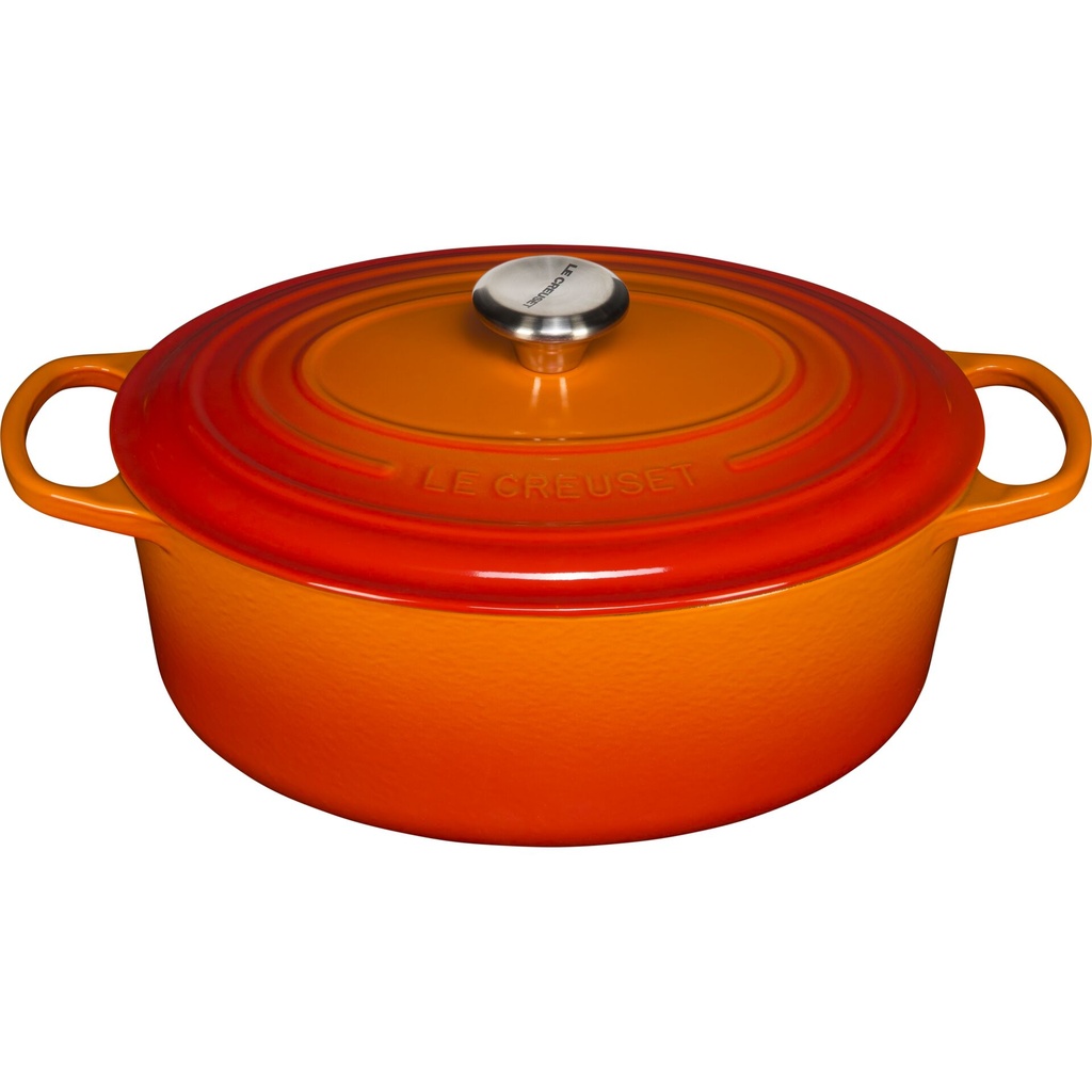 Le Creuset Signature Casserole oval 31 cm volcanic