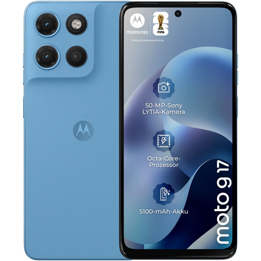 Motorola moto g17 PANTONE alaskan blue