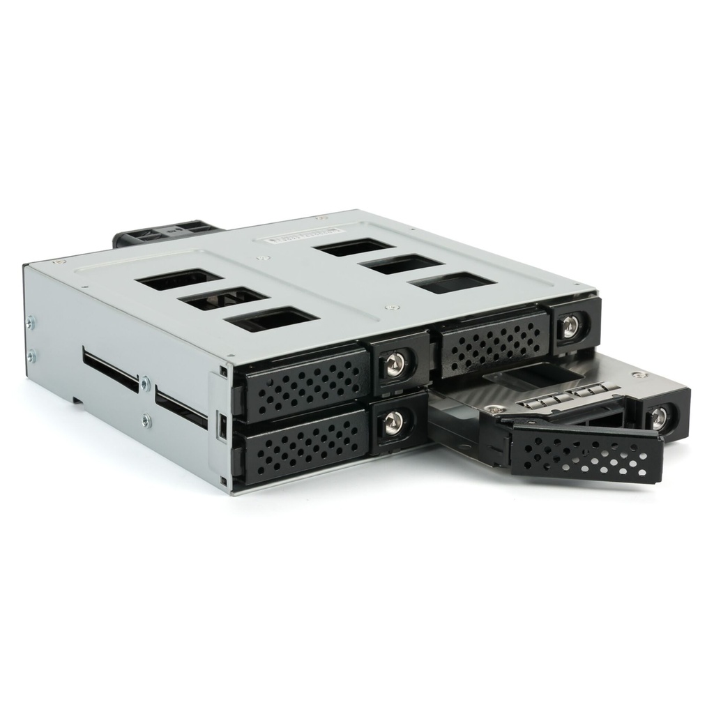 FANTEC MR-SA1242-12G für 4x2,5  SSD/HDD schwarz