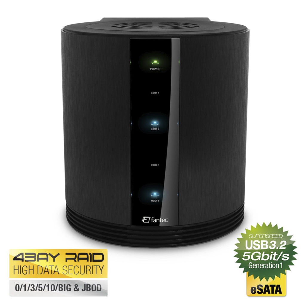 FANTEC SQ-35RU3e schwarz 4x3,5  SATA RAID HDD