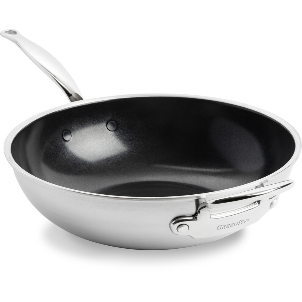 GreenPan Premiere  Wok 30 cm Stainless Steel