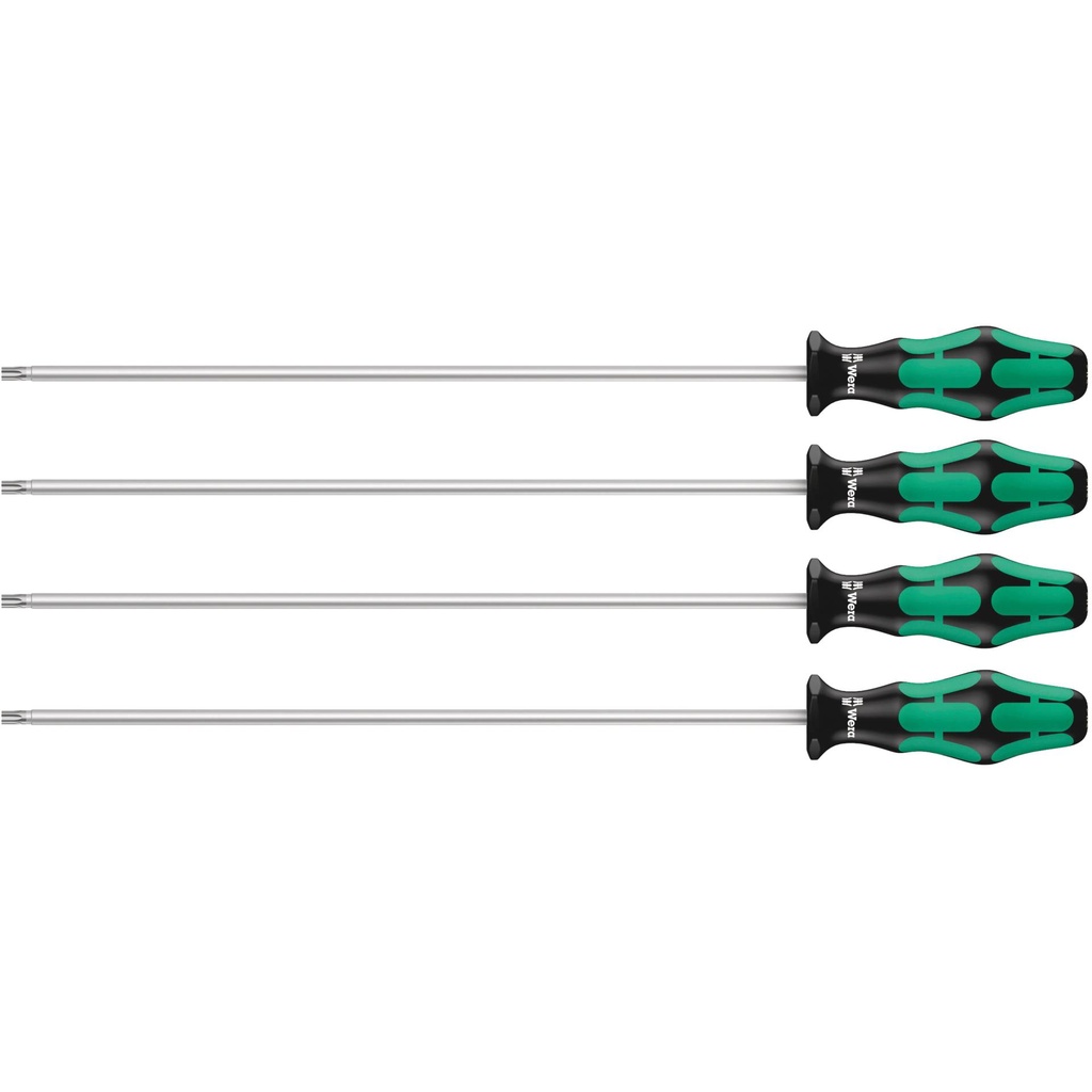 Wera 367/4TORX HF KraftformPlus Screwdriver Set, holdingf.,300mm