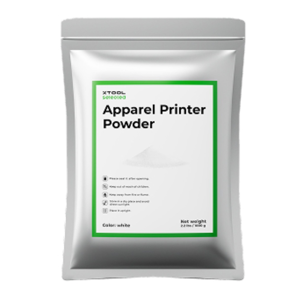 xTool Selected Apparel Printer Powder (1 kg)