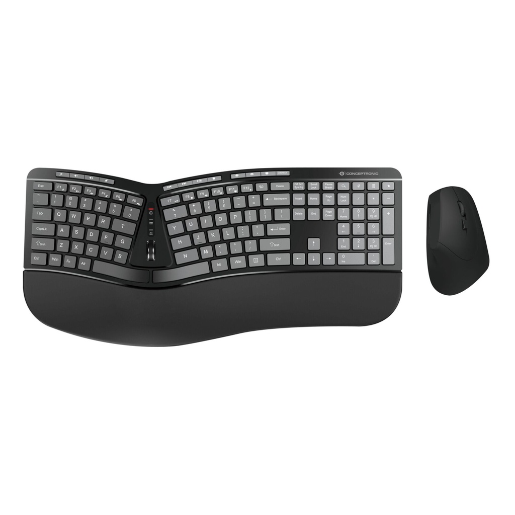 Conceptronic ORAZIO02US Ergonomic Keyboard and Mouse