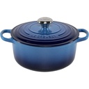 Le Creuset Signature Casserole round 24 cm azure blue